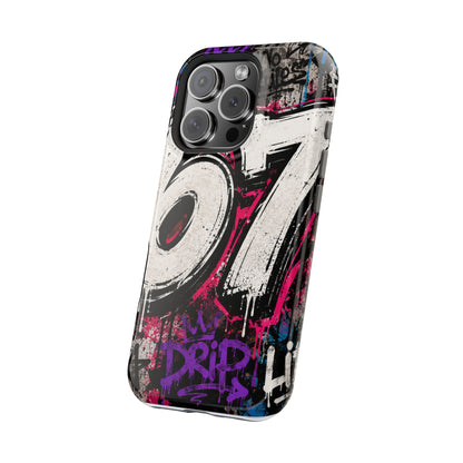 Graffiti '67' Magnetic Impact Phone Case — Urban Street Art iPhone Cover