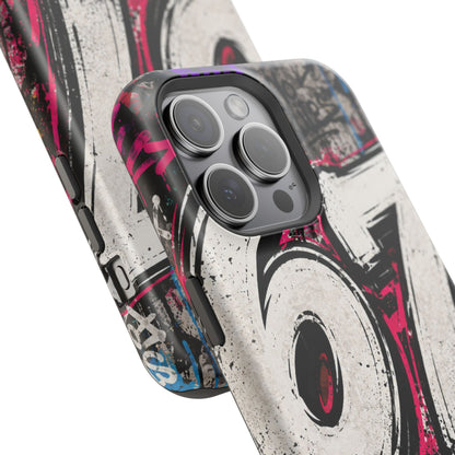 Graffiti '67' Magnetic Impact Phone Case — Urban Street Art iPhone Cover