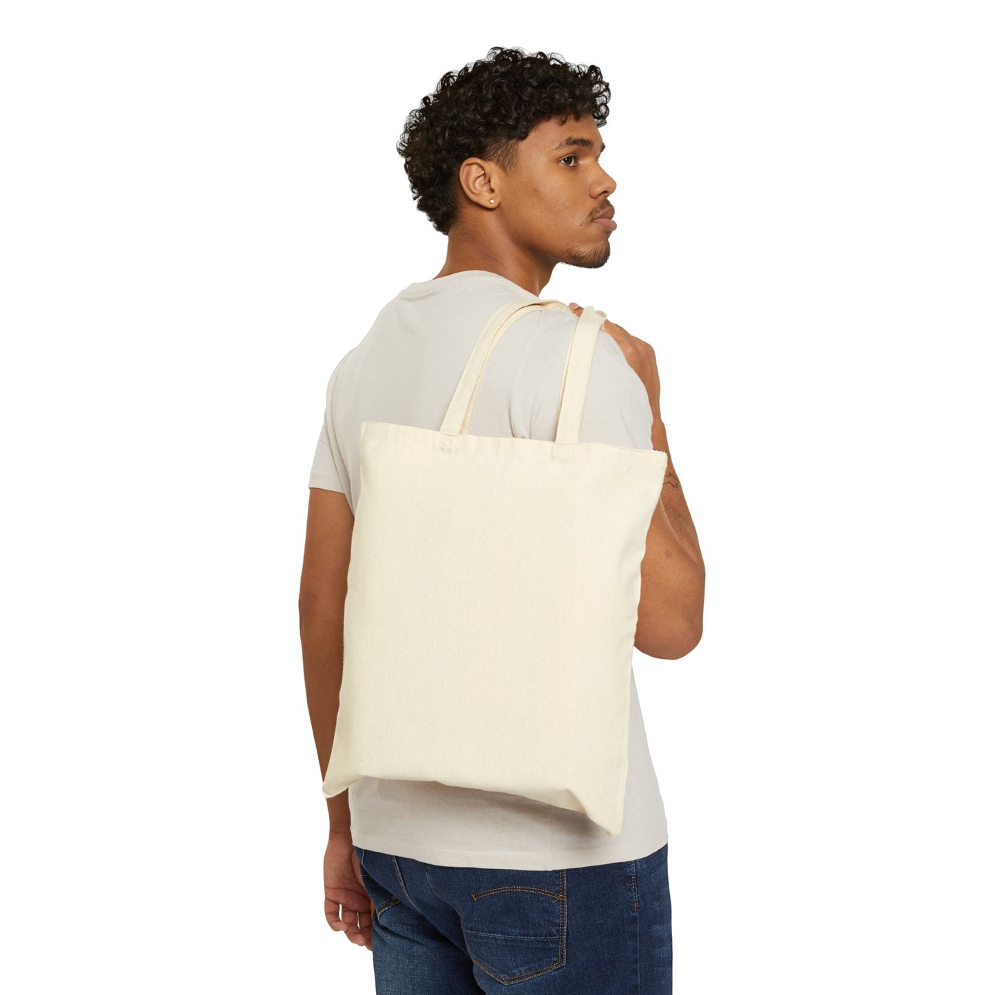 Mommin' Ain't Easy Canvas Tote — Funny Mom Grocery & Everyday Shoulder Bag
