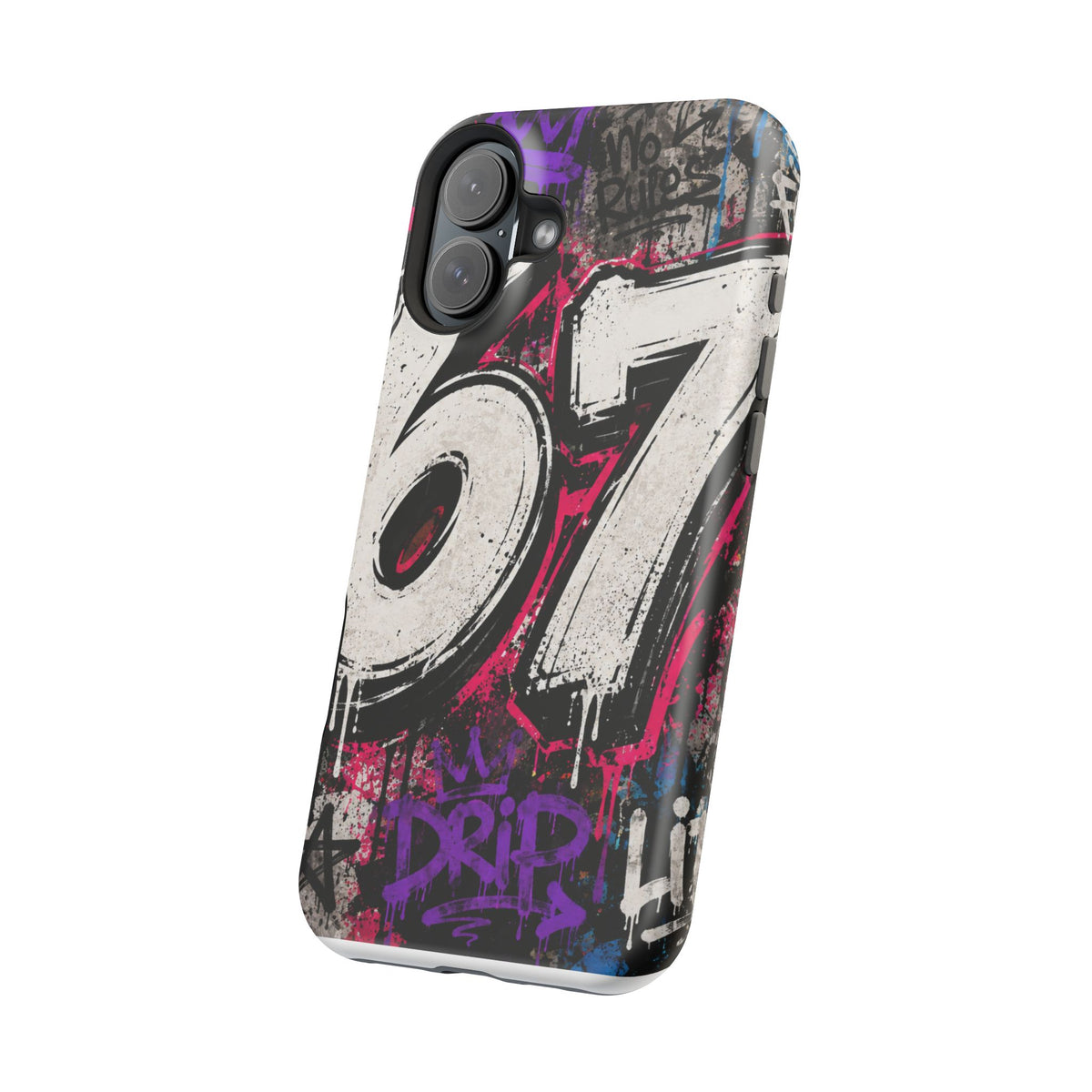 Graffiti '67' Magnetic Impact Phone Case — Urban Street Art iPhone Cover