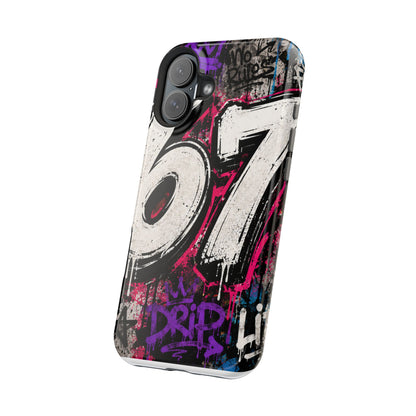 Graffiti '67' Magnetic Impact Phone Case — Urban Street Art iPhone Cover