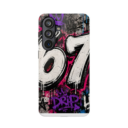 Graffiti '67' Magnetic Impact Phone Case — Urban Street Art iPhone Cover