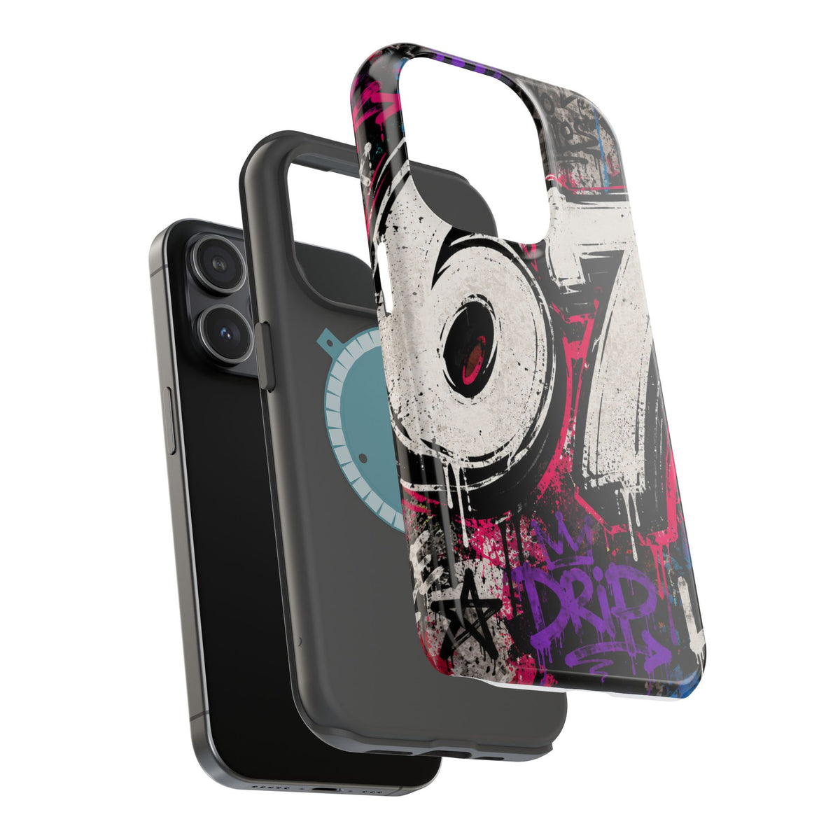 Graffiti '67' Magnetic Impact Phone Case — Urban Street Art iPhone Cover