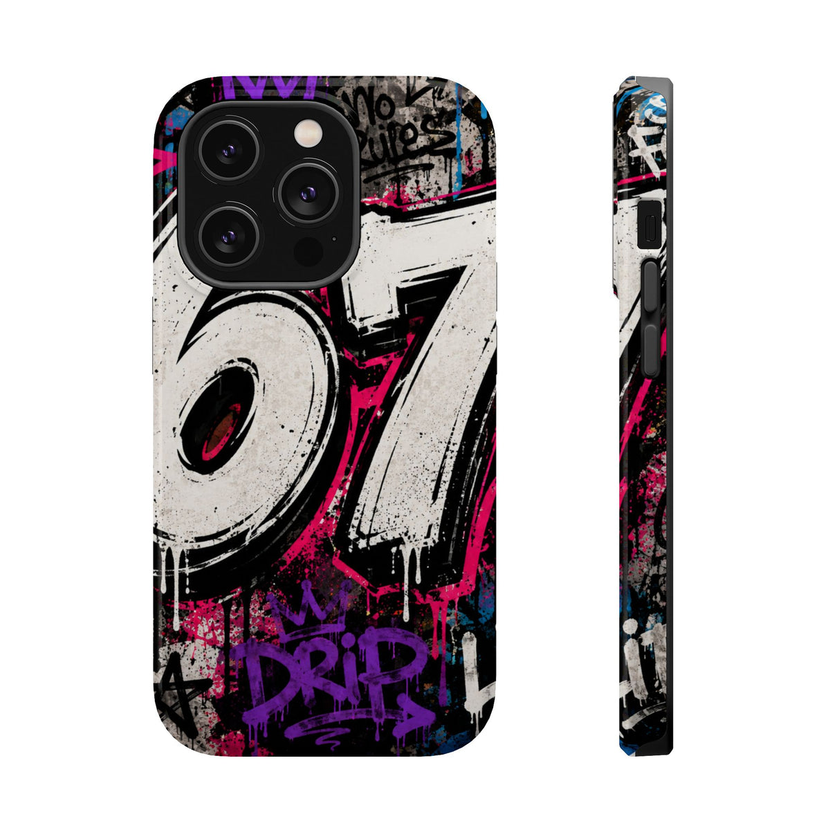 Graffiti '67' Magnetic Impact Phone Case — Urban Street Art iPhone Cover
