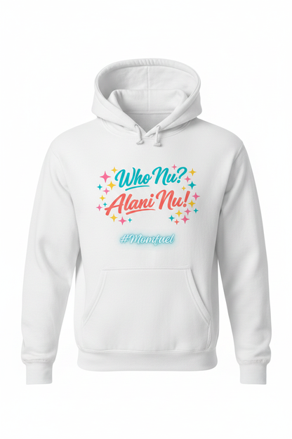 Who Nu? Alani Nu! Hoodie – Retro Sparkle Logo Pullover